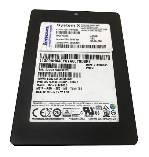 00AH609 | Lenovo 480GB SATA 6Gb/s 2.5-inch Solid State Drive