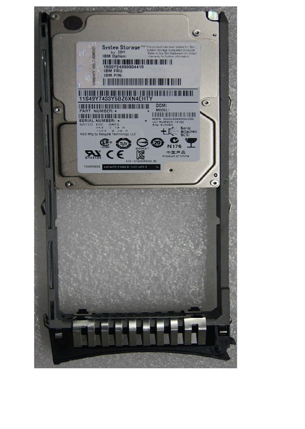 00AR142 | IBM 4TB 7200RPM SAS 6Gb/s 3.5-inch Nearline Hot-pluggable Hard Drive for Seagate Storwize V7000