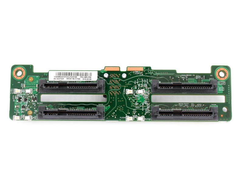 00FJ755 | Lenovo 2.5-inch 4 Bay Hard Drive Backplane Board for Server System X3550 M5