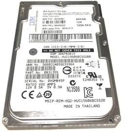 00MJ310 | IBM 600GB 15000RPM SAS 12Gb/s 2.5-inch Hot-pluggable Hard Drive with Tray for Storage System V7000