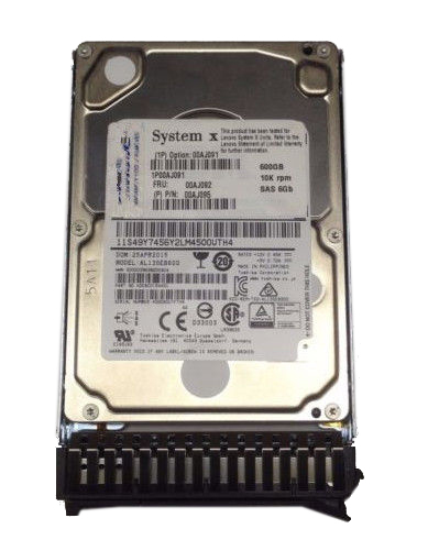 00NA295 | IBM 600GB 10000RPM SAS 12Gb/s 2.5-inch Slim-line 512E Hot-pluggable Hard Drive with Tray