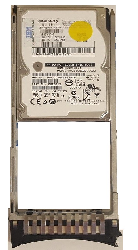 00W1598 | IBM 600GB 10000RPM SAS 6Gb/s 2.5-inch Hot-pluggable Hard Drive for System Storage