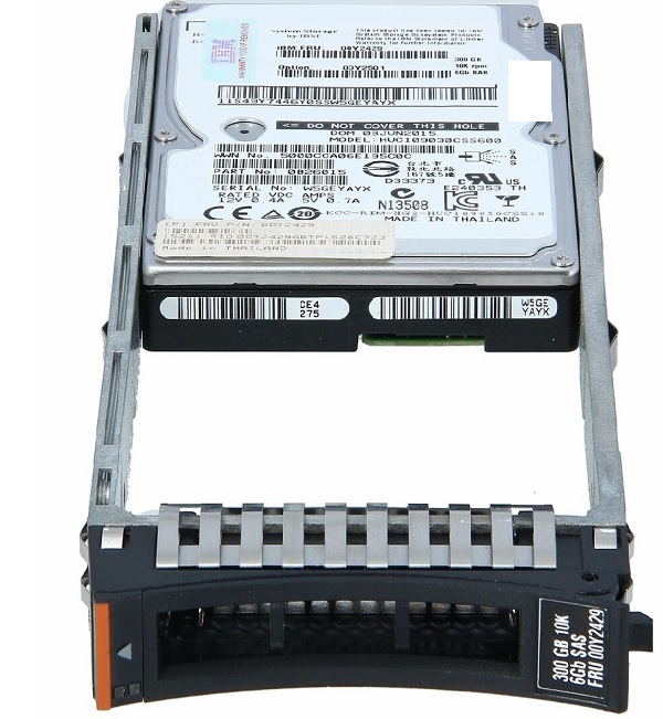 00Y2429 | IBM 300GB 10000RPM SAS 6Gb/s 2.5-inch SFF Hot-pluggable Hard Drive for Storage System V3500/V3700