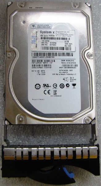 00Y2473 | IBM 3TB 7200RPM SAS 6Gb/s 3.5-inch Nearline Hot-pluggable Hard Drive with Tray for Storage System V3700