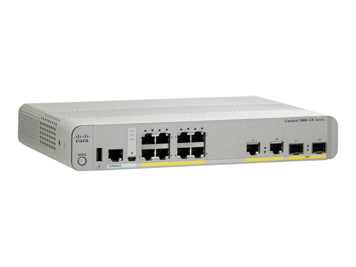 WS-C2960CX-8TCL-RF | Cisco Catalyst 2960CX-8TC-L 8-Port Managed Rack-Mountable Network Switch