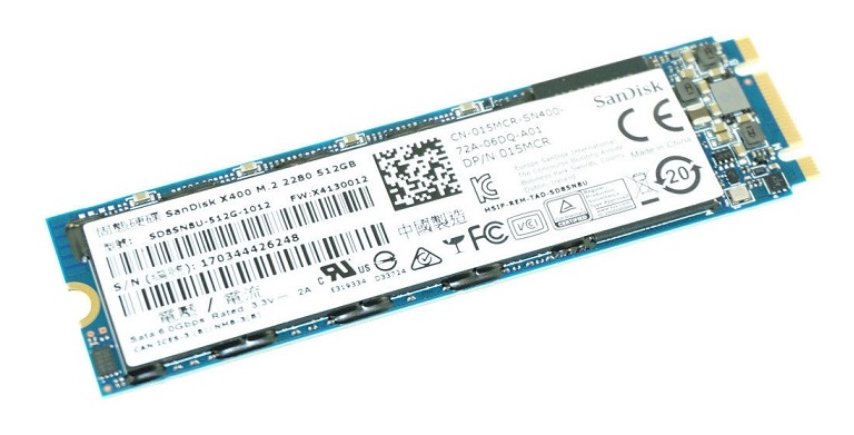 015MCR | Dell X400 512GB SATA 6Gb/s M.2 2280 Solid State Drive
