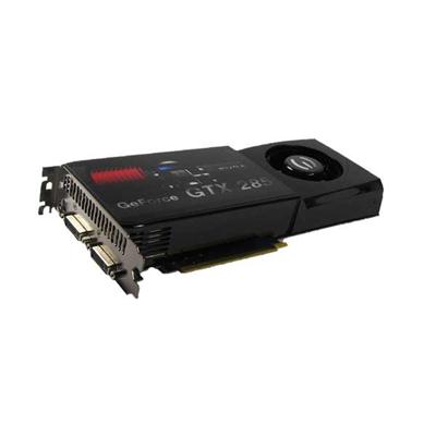 01G-P3-1180-S3 | EVGA GeForce GTX 285 1GB 512-Bit DDR3 PCI Express 2 x16 Dual DVI/ HDTV-Out/ HDCP Ready/ SLI Sup-Port Video Graphics Card