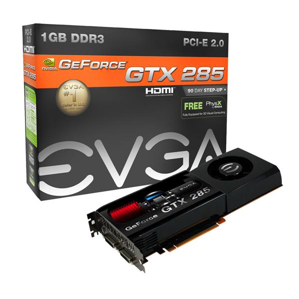 01G-P3-1281-FR | EVGA Nvidia GeForce GTX 285 1GB GDDR3 512-Bit PCI Express 2.0 x16 Video Graphics Card