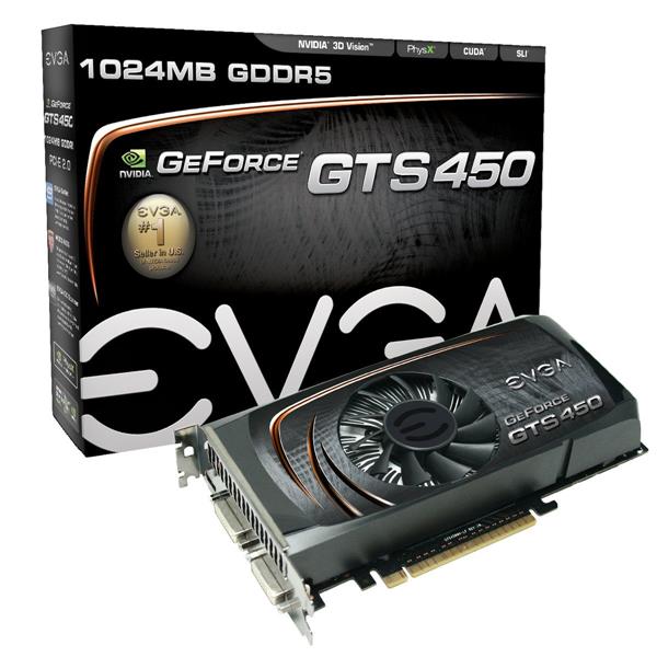 01G-P3-1352-KR | EVGA Nvidia GeForce GTS 450 1GB GDDR5 128-Bit PCI Express 2.0 x16 Video Graphics Card
