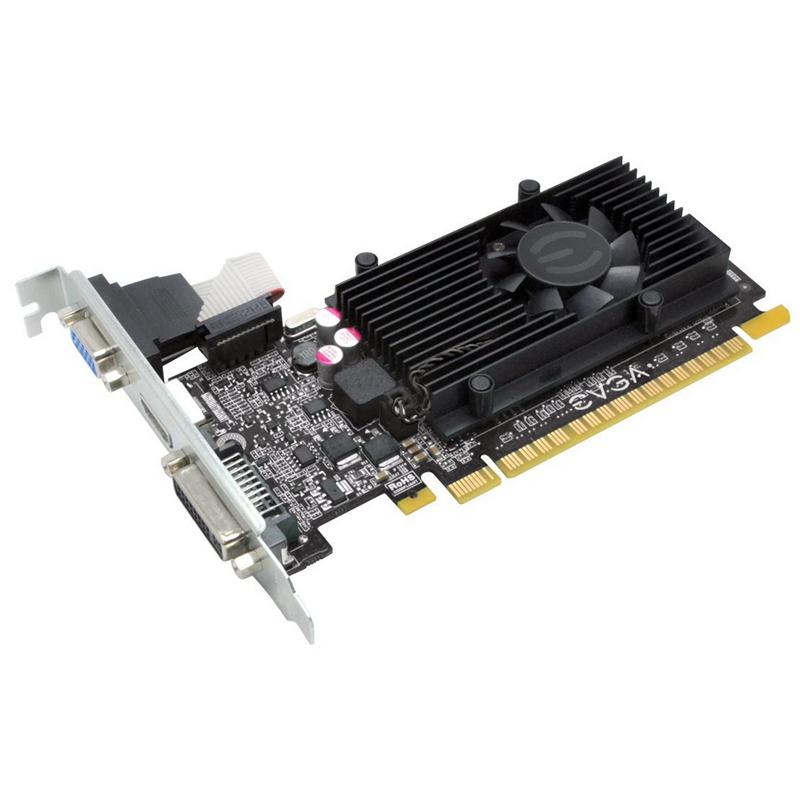 01G-P3-1521-KR | EVGA GeForce GT 520 1GB 64-Bit DDR3 PCI Express 2 x16 DVI/ HDMI/ D-Sub HDCP Ready Low Profile Video Graphics Card