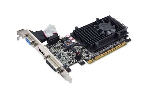 01G-P3-2615-KR | EVGA GeForce GT 610 1GB 64-Bit DDR3 PCI Express 2 x16 DVI/ HDMI/ D-Sub/ HDCP Ready Video Graphics Card (Low Profile)