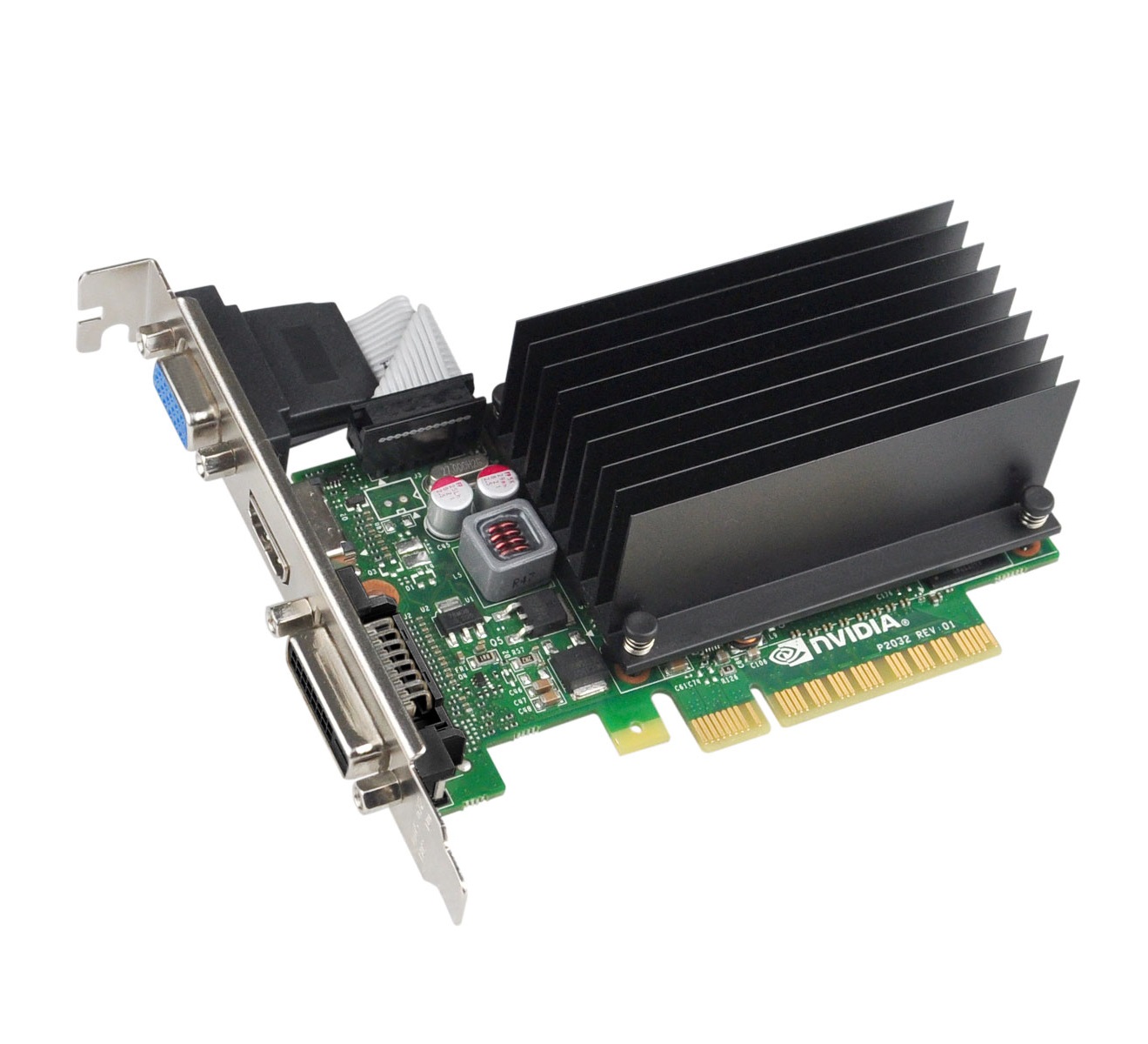 01G-P3-2722-KR | EVGA GeForce GT 720 1GB DDR3 DVI/HDM/VGA Low Profile Passive Graphics Cards