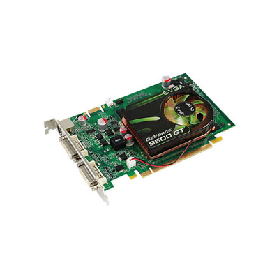 01G-P3-N959-BR | EVGA GeForce 9500 GT 1GB 128-Bit DDR2 PCI Express 2 x16 HDCP Ready SLI Sup-Port Video Graphics Card