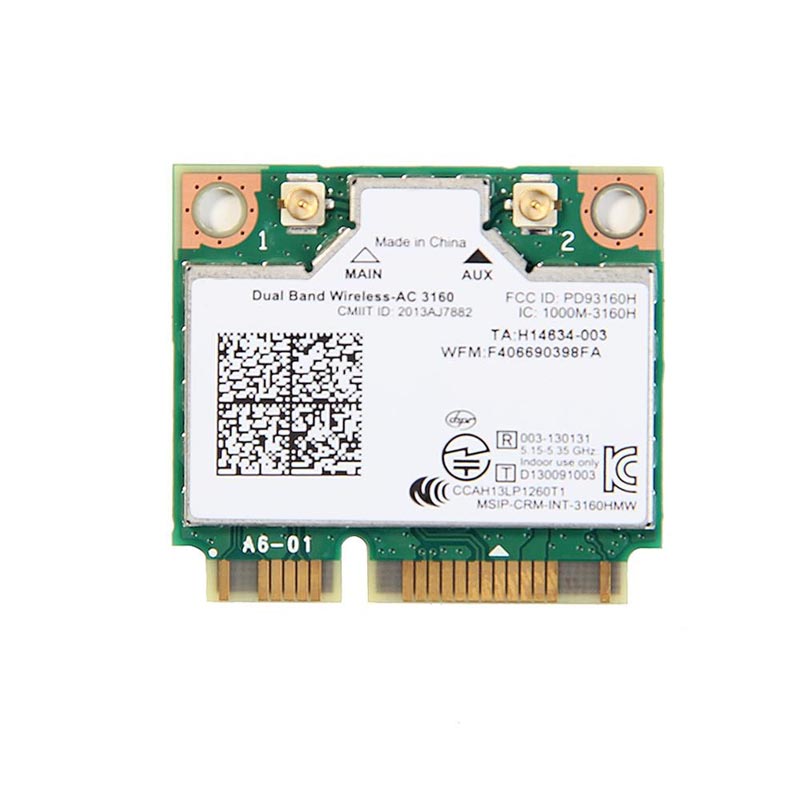 01JKGC | Dell WiFi Card Broadcom Mini PCI-Express 802.11a/b/g/n Latitude E6520