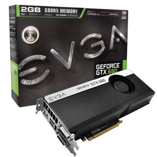 02G-P4-2681-KR | EVGA GeForce GTX 680 2GB 256-Bit GDDR5 PCI Express 3 x16 Dual DVI/ HDMI/ DisplayPort/ Ready SLI Video Graphics Card