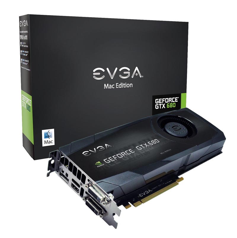02G-P4-3682-KR | EVGA GeForce GTX680 2GB GDDR5 DisplayPort DVI-I, DVI-D HDMI Graphics Card for Mac