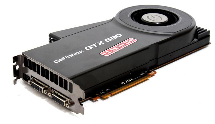 03G-P3-1594-TX | EVGA GeForce GTX 580 (Fermi) 3GB GDDR5 384-Bit PCI-Express 2 x16 2x DVI Graphics Card