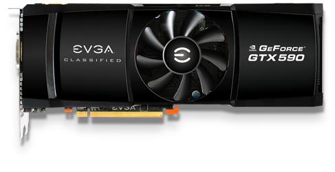 03G-P3-1596-AR | EVGA Nvidia GeForce GTX 590 Classified 3072MB GDDR5 768-Bit PCI Express 2.0 Video Graphics Card