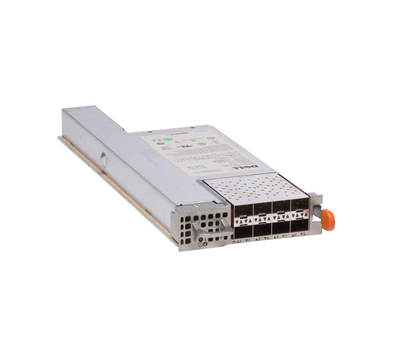 03J2XW | Dell 8-Ports 10GbE SFP+ Pass-Through I/O Module for PowerEdge FX2 / FX2S Enclosure