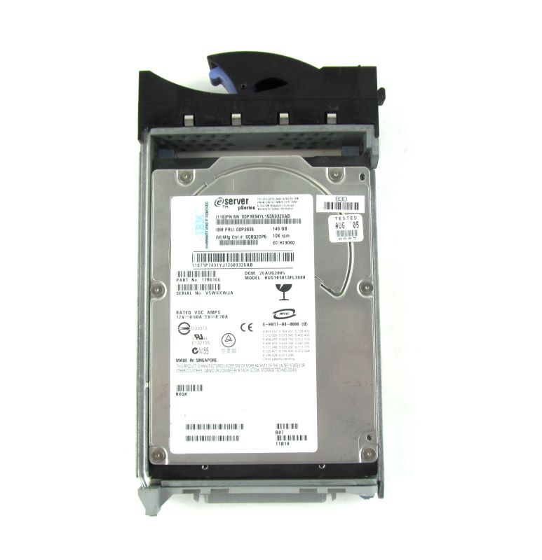 03N5265 | IBM 146GB 10000RPM SCSI 80-Pin 3.5-inch Hard Drive