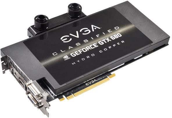 04G-P4-3689-DS | EVGA GeForce GTX 680 Classified Hydro Copper 4GB 256-Bit GDDR5 PCI Express 3 x16 Dual DVI/ HDMI/ Displayport Video Graphics Card