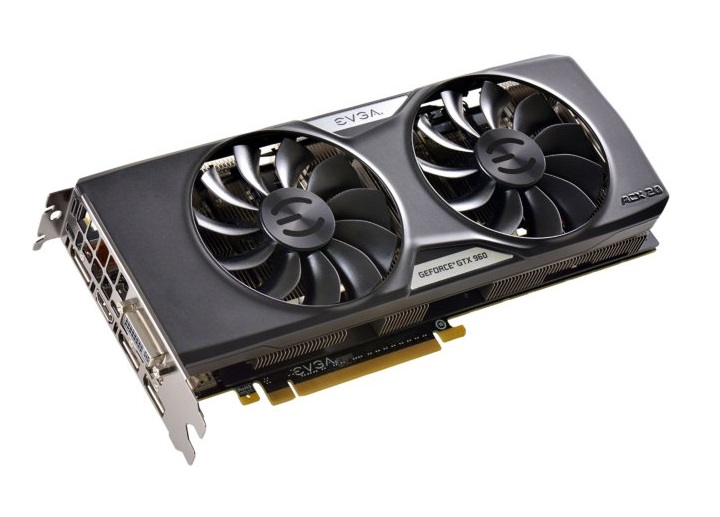 04G-P4-3969-KR | EVGA GeForce GTX 960 4GB FTW GAMING ACX 2.0+, Whisper Silent Cooling Graphics Card