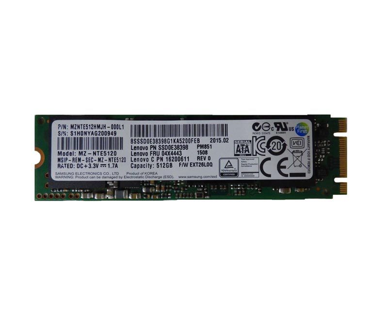 04X4451 | Lenovo 512GB M.2 2280 Solid State Drive for Thinkpad X1