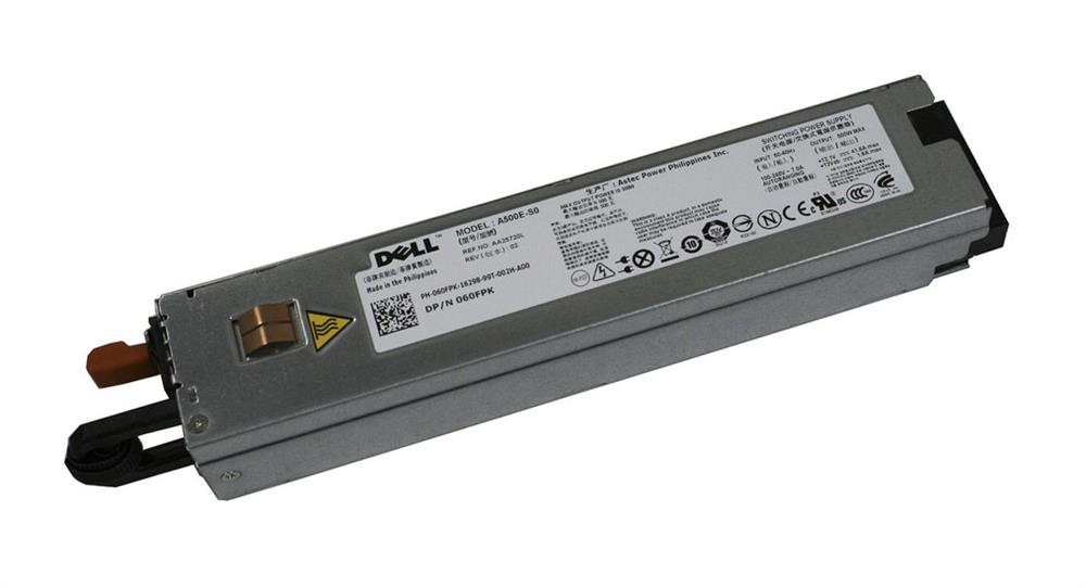 060FPK | Dell 500-Watts Power Supply for PowerEdge R410 060FPK | Dell 500-Watts Power Supply for PowerEdge R410