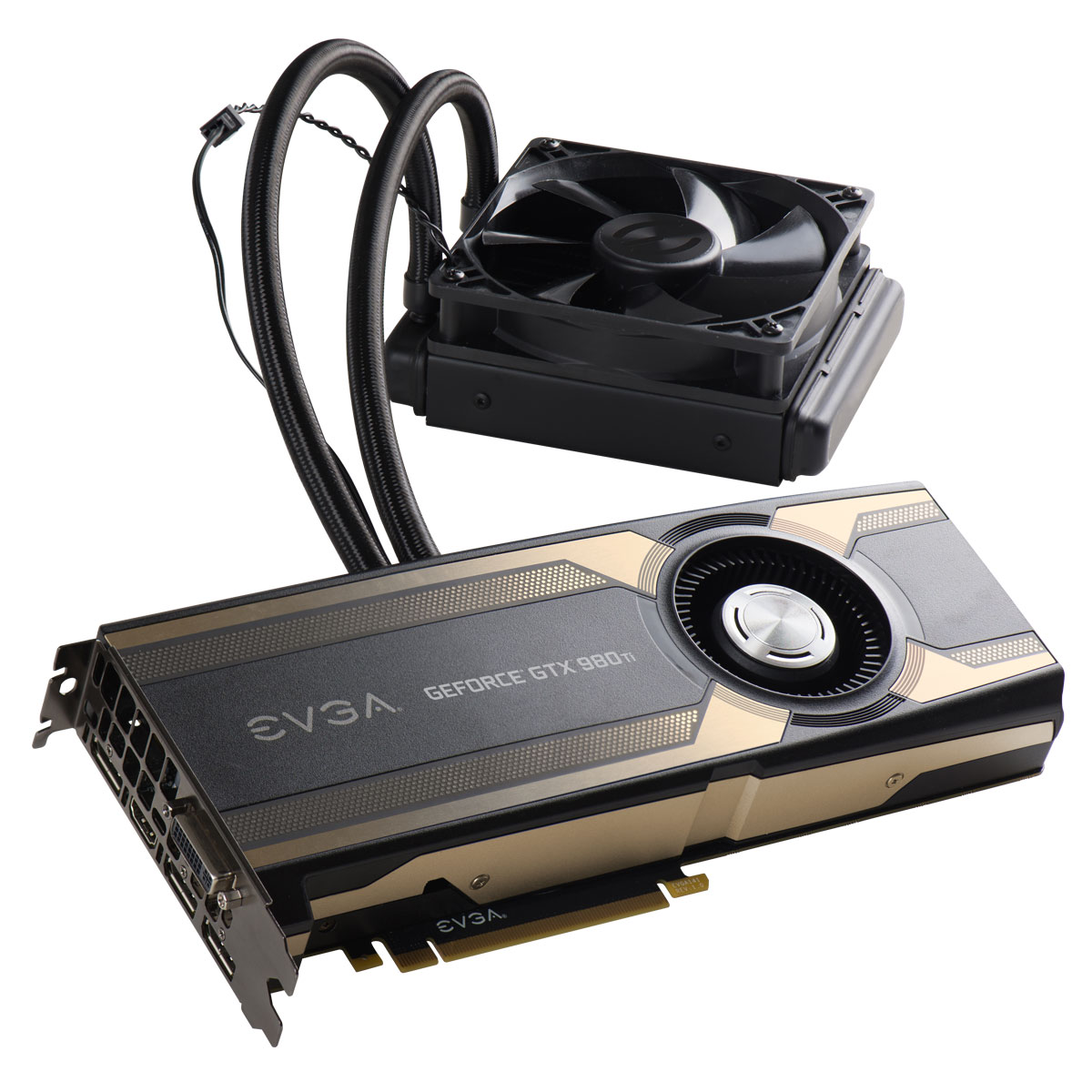 06G-P4-1996-KR | EVGA Nvidia GeForce GTX 980 Ti Hybrid 6GB GDDR5 384-Bit PCI Express 3.0 x16 Video Graphics Card