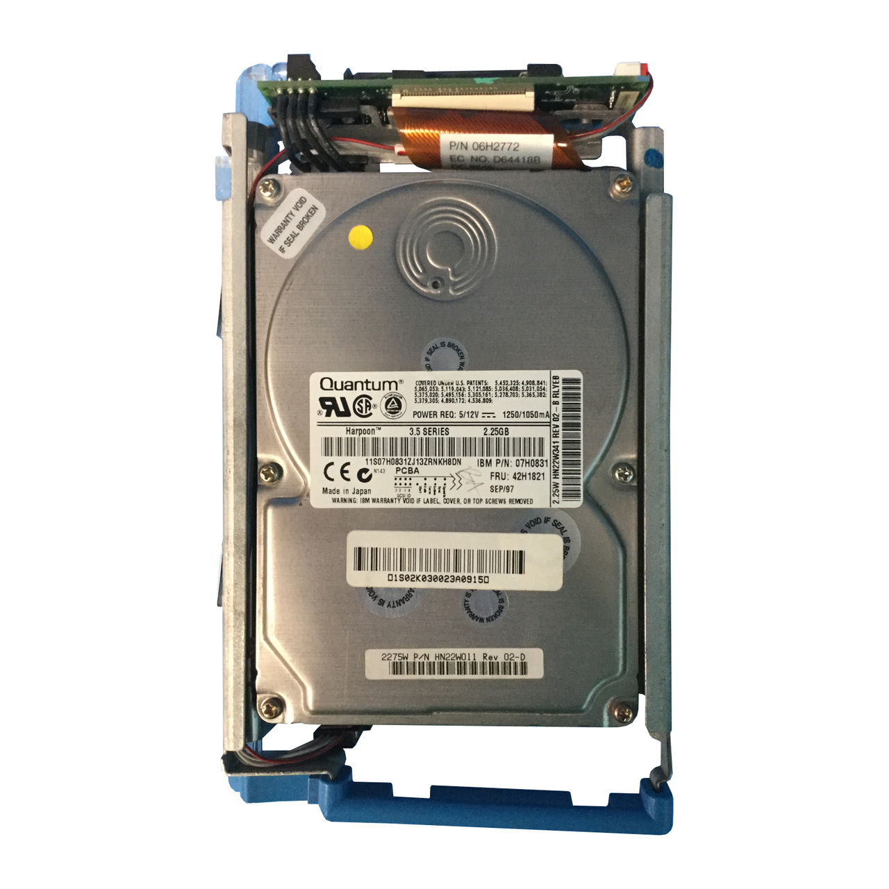 07H0831 | IBM 2.25GB SCSI 68-Pin 3.5-inch Hard Drive