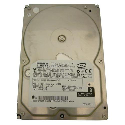 07N8159 | IBM Hitachi 120GB 7200RPM ATA-100 EIDE 3.5-inch Hard Drive (MLC: H32657) Clean pulls/Tested