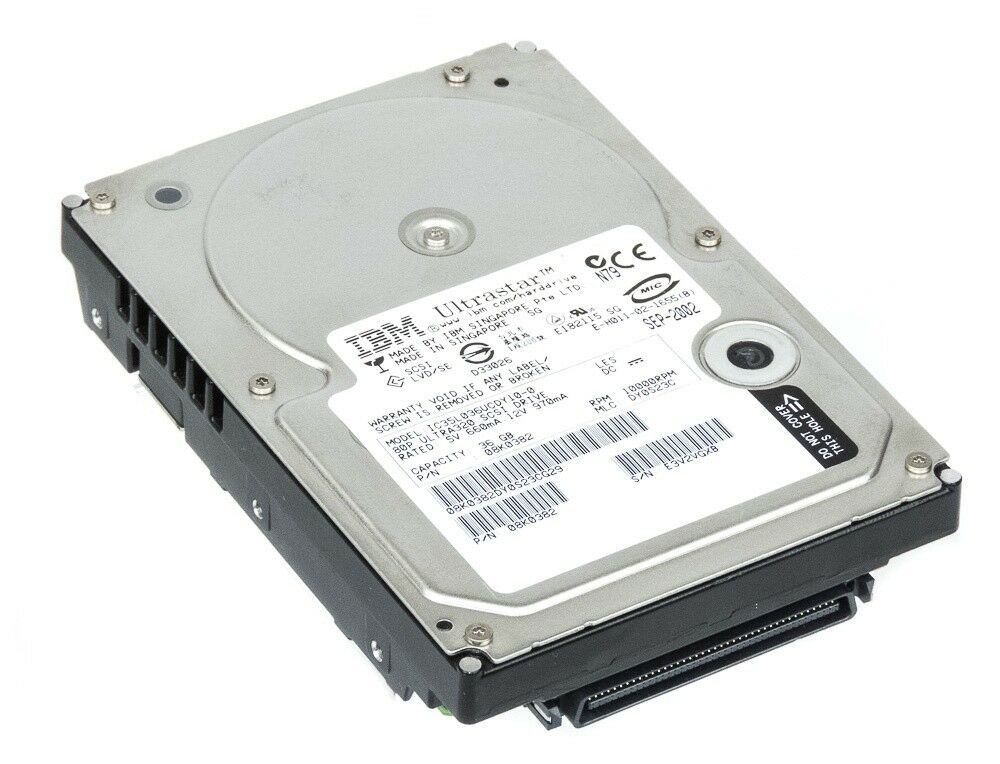 08K0382 | IBM 36.7GB 10000RPM 8MB Cache Ultra-320 SCSI 80-Pin Hot-pluggable Hard Drive