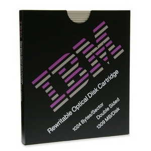 09G7344 | IBM 5.25 Magneto Optical Media - Rewritable - 1.3GB - 5.25 - 2x