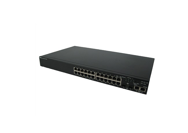 0CM244 | Dell PowerConnect 3524 24-Port 10/100-Base-T 2 x Gigabit SFP+ 10/100/1000 Manageable Stackable Ethernet Switch