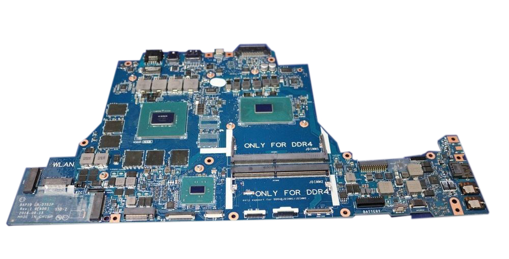 0DGPC | Dell Alienware 15 R3 Laptop Motherboard with Intel I5-7300HQ 2.5GH