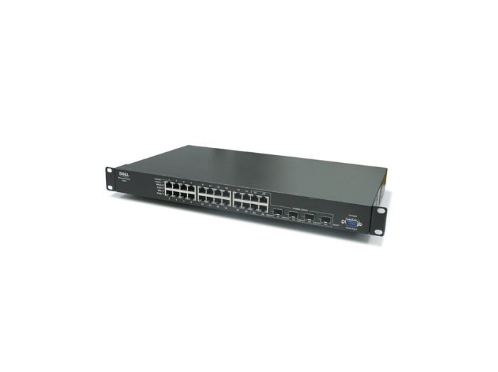 0F5406 | Dell PowerConnect 5324 24-Ports 10/100/1000 + 4 x Shared SFP Gigabit Ethernet Switch