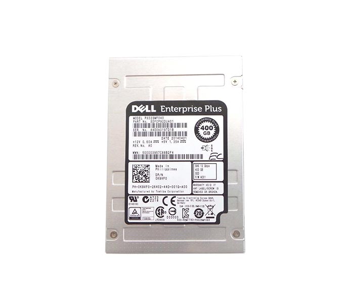 0K9VF0 | Dell 400GB SAS 12GB/s eMLC Enterprise Mixed-Use 10-DPWD 2.5-inch Solid State Drive