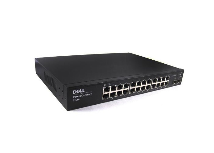 0M521M | Dell PowerConnect 2824 24-Ports 10/100/1000Base-T Managed Switch