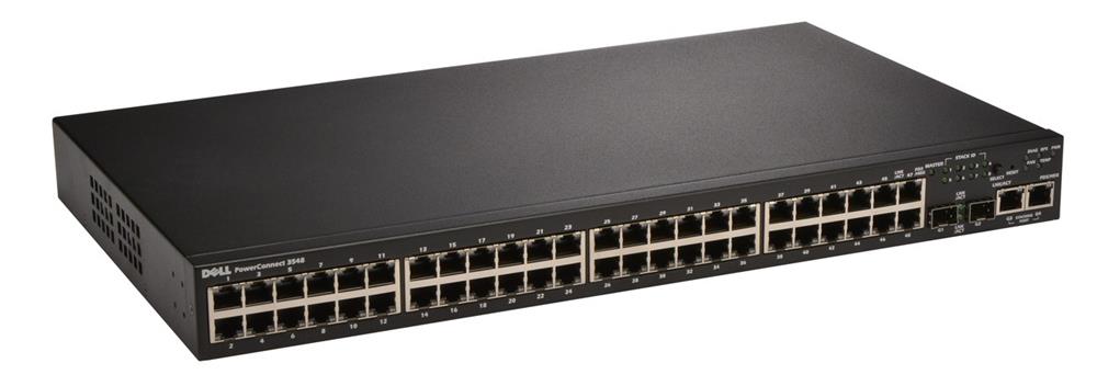 0M725K | Dell PowerConnect 3548 48-Ports 10/100 Base-T PoE Managed Switch