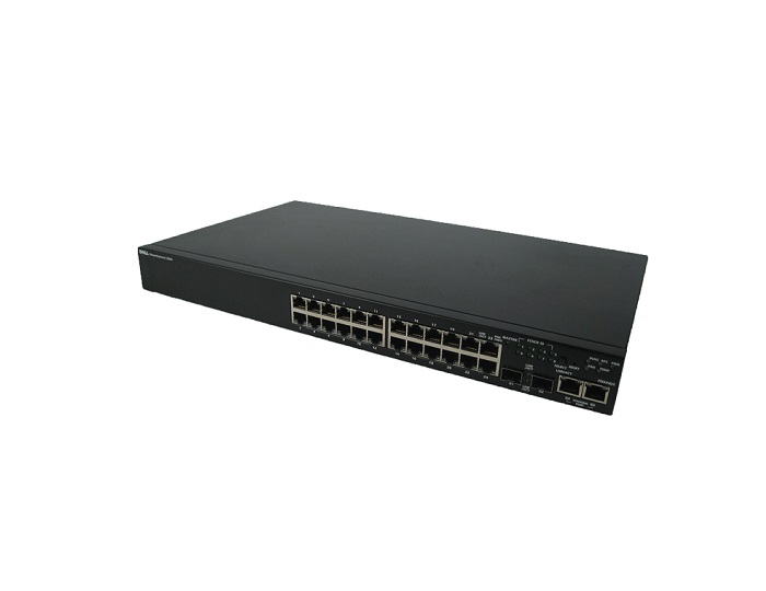 0R8746 | Dell PowerConnect 3524 24-Port 10/100-Base-T 2 x Gigabit SFP+ 10/100/1000 Manageable Stackable Ethernet Switch