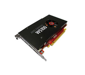 0W2C47 | Dell AMD FirePro W5100 Quad Port 4GB Video Graphics Card