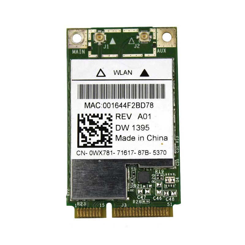 0WX781 | Dell Wireless 1395 802.11G Internal Card Network Adapter - PCI-Express Mini Card