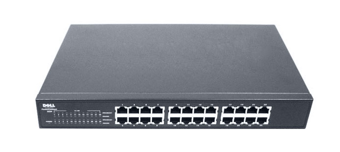 0XJ022 | Dell PowerConnect 2224 24-Ports 10/100 Fast Ethernet Network Switch