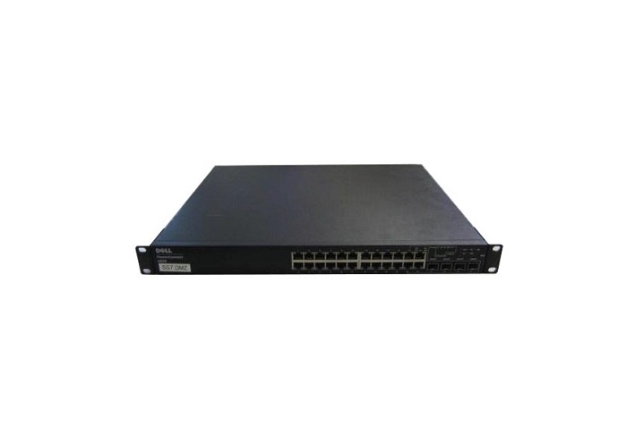 0Y3549 | Dell PowerConnect 6224 24-Ports 10/100/1000BASE-T + 4 x shared SFP Gigabit Ethernet Managed Switch