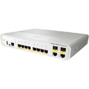 WS-C3560C-8PC-S-RF | Cisco Catalyst Compact 3560C-8PC-S 8-Port Managed Rack-Mountable Network Switch