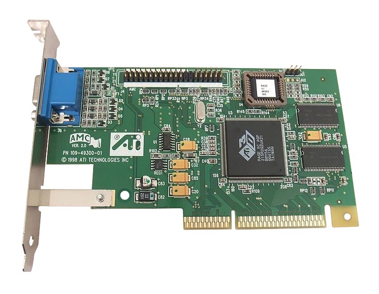 109-49300-01 | ATI 4MB Rage IIC AGP-VGA Video Card