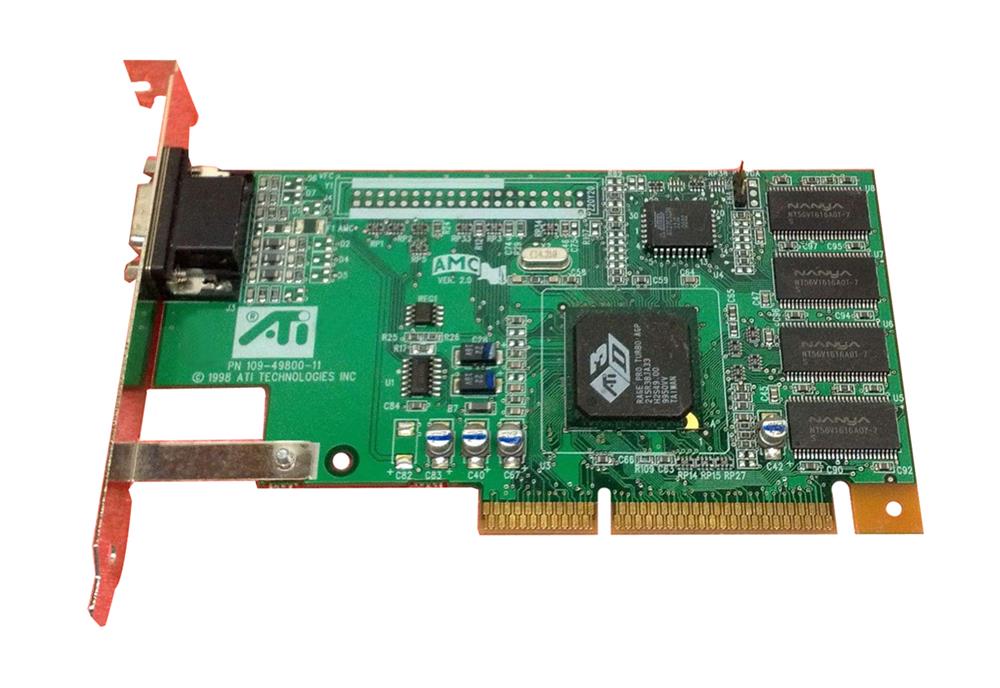109-49800-11 | ATI 8MB AGP Video Graphics Card