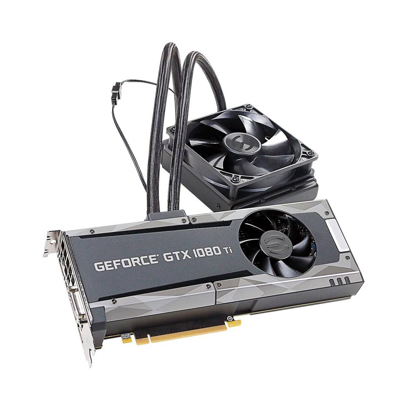 11G-P4-6698-KR | EVGA GeForce GTX 1080 Ti FTW3 HYBRID GAMING, 11GB GDDR5X, HYBRID and RGB LED, iCX Technology