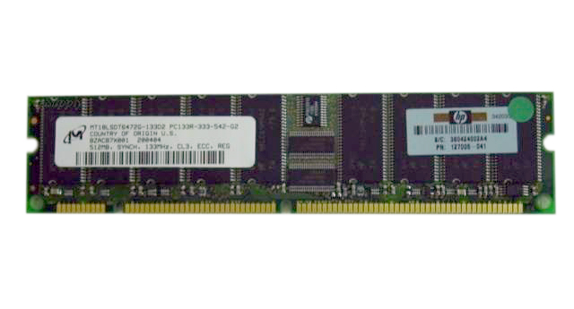 128279-B21 | HP 512MB 133MHz PC133 CL3 ECC Registered SDRAM DIMM Memory for ProLiant Server DL380 DL360 DL320 ML330 ML370