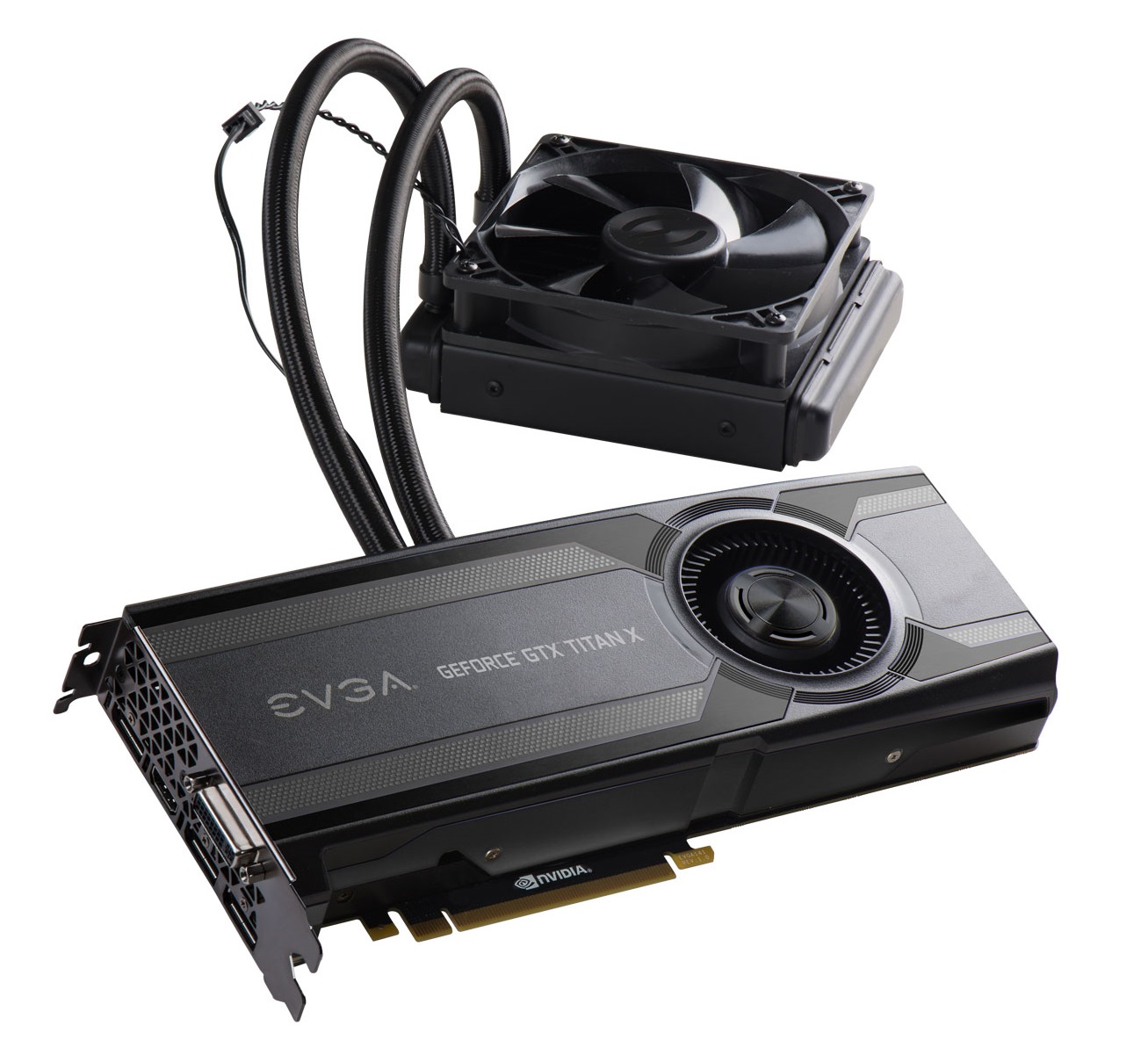 12G-P4-1999-KR | EVGA Nvidia GeForce GTX Titan X Hybrid 12GB GDDR5 384-Bit PCI Express 3.0 Video Graphics Card